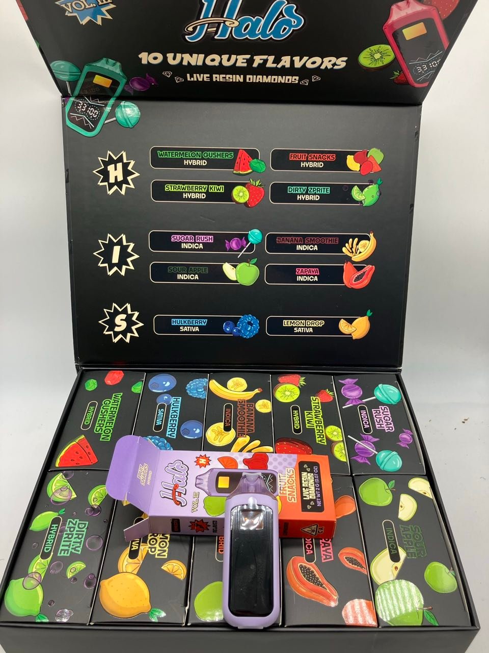 Halo live resin diamonds